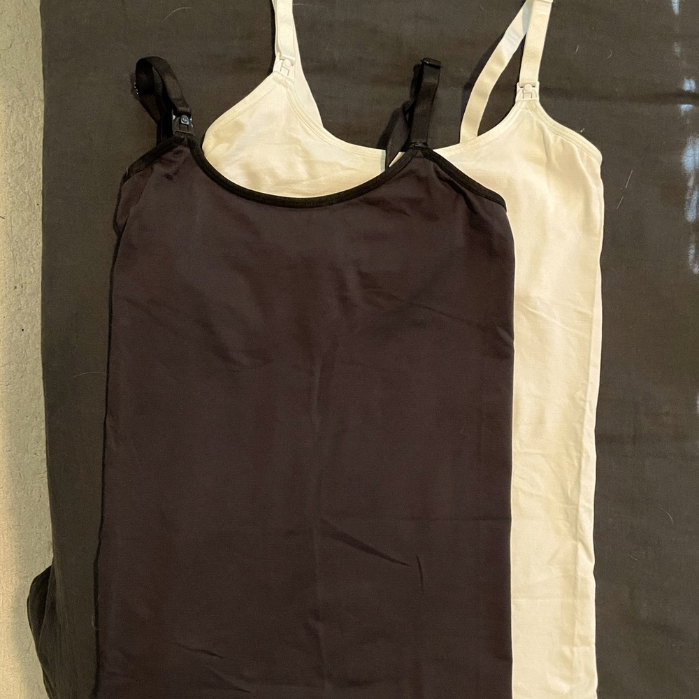 Bravado designs pair of maternity nursing tanks
